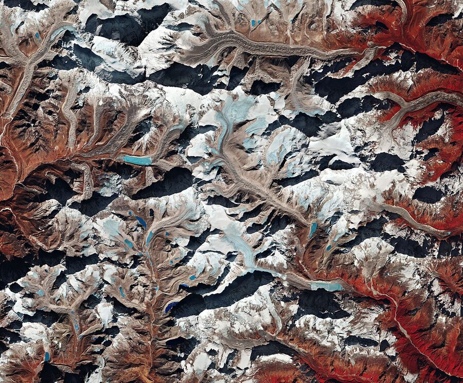 Mount Makalu, the world's fifth highest peak