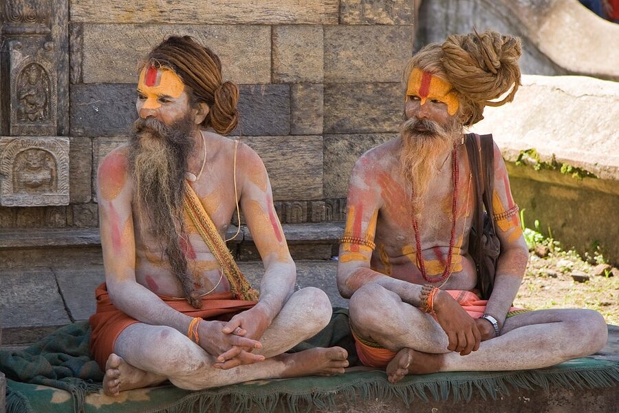 Sadhu at Pashupatinath Temple in Kathmandu
